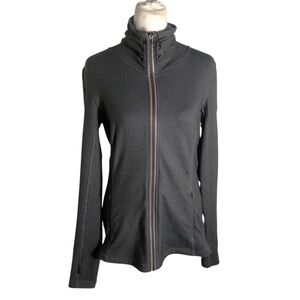 Calia by Carrie Underwood full zip active top Size small charcoal